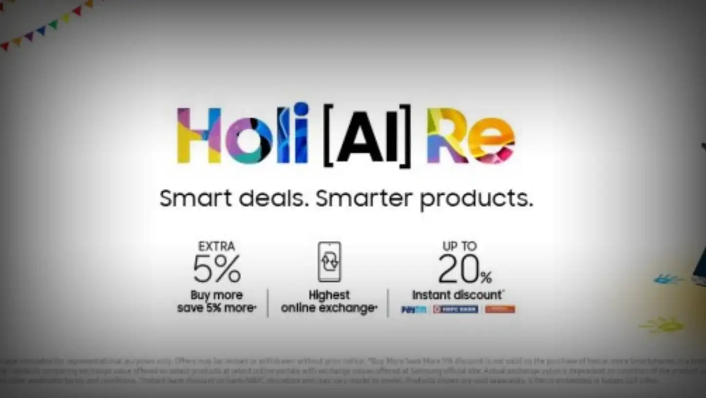 三星印度洒红节大促销来袭：多品类折扣丰富，限时抢购火热开启