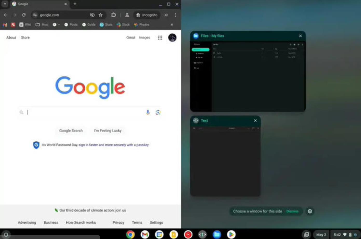 谷歌Google ChromeOS M124更新发布:优化分屏操作,引入网络流量优先级管理