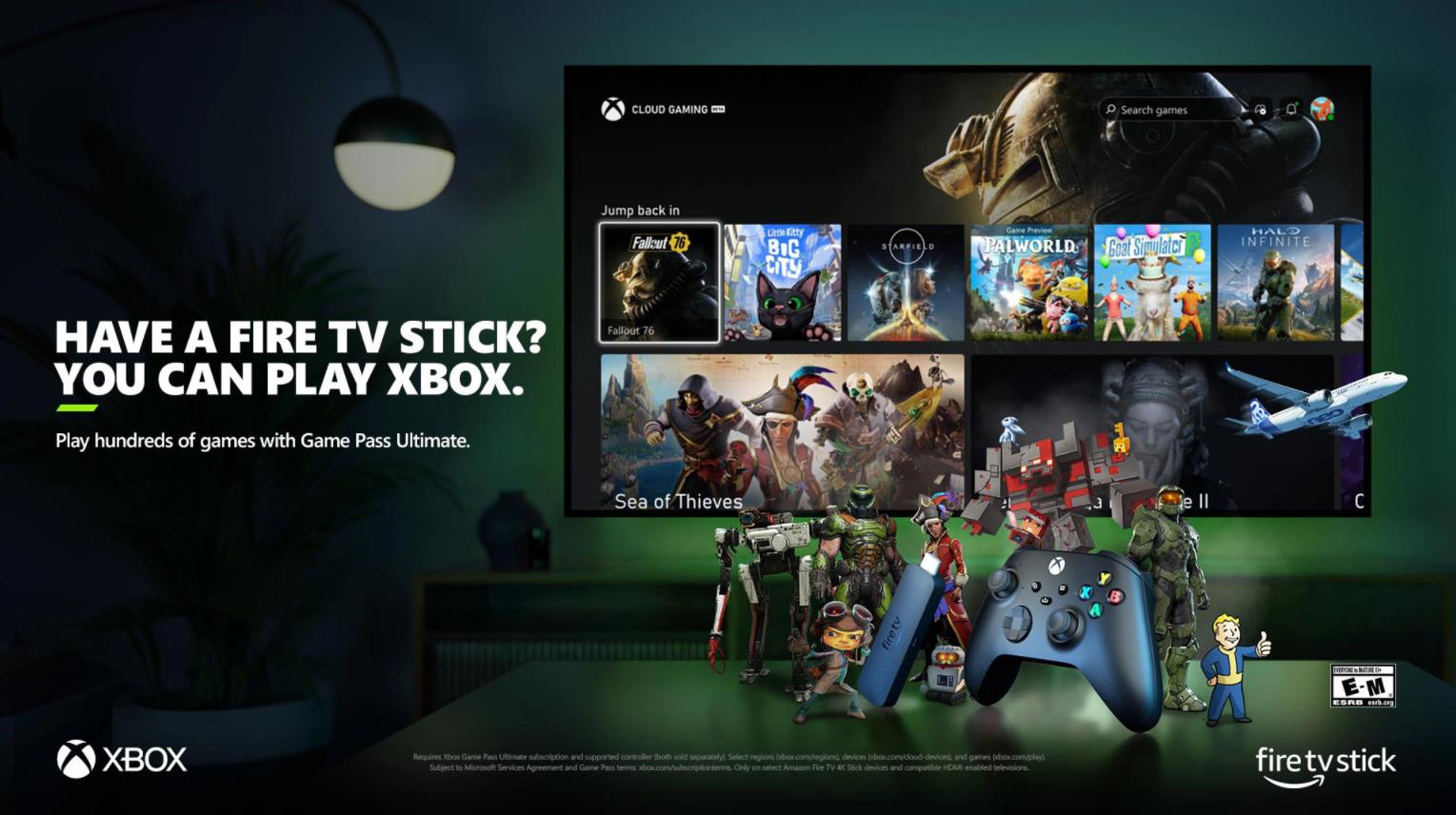 微软与亚马逊达成重要合作:Xbox Game Pass Ultimate云游戏登陆Fire TV